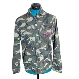 EV1 Love Camo Jean Shacket